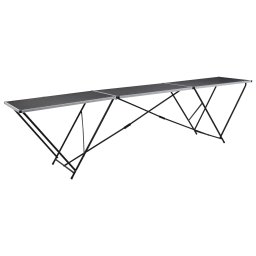 Gossi masa de lipire pliabila, 300 x 60 x 78 cm, mdf si aluminiu