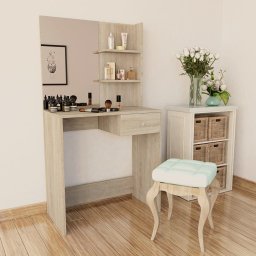 Gossi masa de toaleta, stejar, 75x40x141 cm, pal