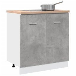 Gossi masca de chiuveta, gri beton, 80 x 46 x 81,5 cm, pal