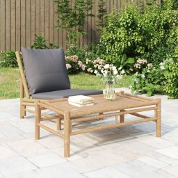 Gossi masuta de cafea de gradina, 100x55x33 cm, bambus