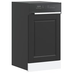 Gossi panou pentru masina de spalat vase „porto” negru lemn prelucrat