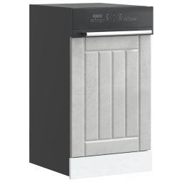 Gossi panou pentru masina spalat vase lucca lemn prelucrat gri beton