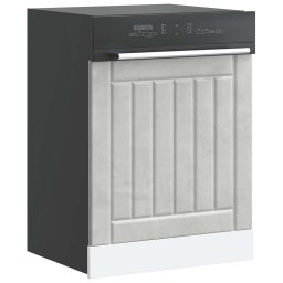 Gossi panou pentru masina spalat vase lucca lemn prelucrat gri beton