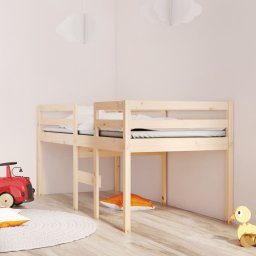 Gossi pat inalt de dormitor, 90x200 cm, lemn masiv de pin