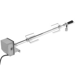 Gossi rotisor cu motor profesional pentru bbq, otel, 900 mm
