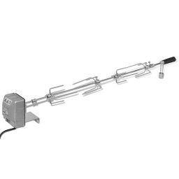 Gossi rotisor cu motor profesional pentru gratar, otel, 1000 mm