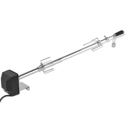 Gossi rotisor cu motor profesional pentru gratar, otel, 1000 mm