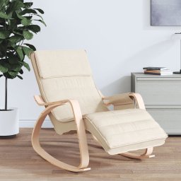Gossi scaun balansoar, crem, material textil