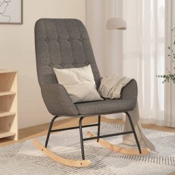 Gossi scaun balansoar, gri deschis, material textil