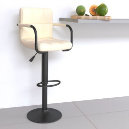 Gossi scaun de bar, crem, material textil