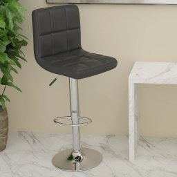 Gossi scaun de bar, negru, piele ecologica