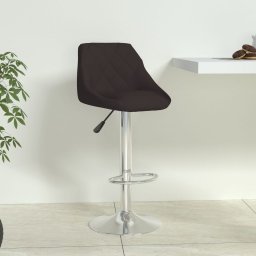 Gossi scaun de bar, negru, piele ecologica