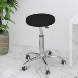 Gossi scaun de birou pivotant, negru, piele ecologica
