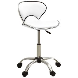 Gossi scaun de birou, alb, piele ecologica