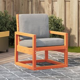 Gossi scaun de gradina, maro ceruit, 57,5x63x76 cm, lemn masiv de pin