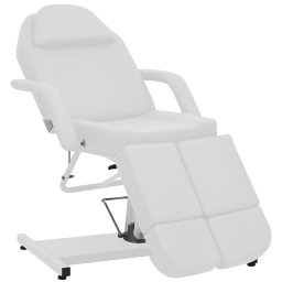 Gossi scaun tratament infrumusetare, alb, 180x62x78 cm, piele eco