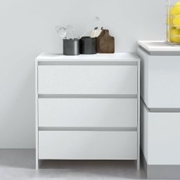 Gossi servanta, alb, 70x41x75 cm, pal