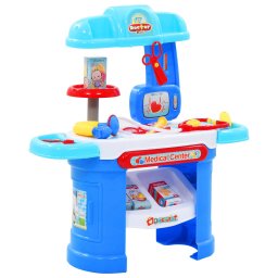Gossi set de joaca doctor, pentru copii, 15 piese, 38x30x67,5 cm