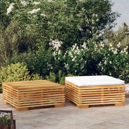 Gossi set mobilier de gradina, 2 piese, lemn masiv de tec