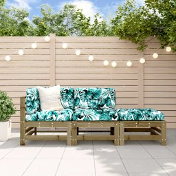 Gossi set mobilier de gradina, 3 piese, lemn de pin impregnat