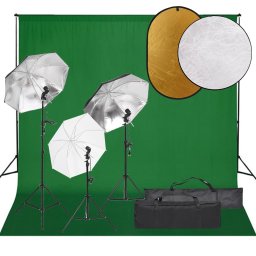 Gossi set studio foto cu lumina, fundal si reflector