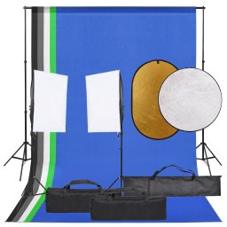 Gossi set studio foto cu lumina, fundal si reflector