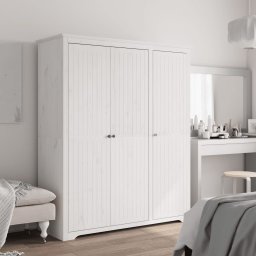 Gossi sifonier "bodo", alb, 146x53,5x173 cm, lemn masiv de pin