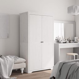 Gossi Șifonier "bodo", alb, 99x53,5x173 cm, lemn masiv de pin
