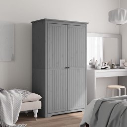 Gossi sifonier "bodo", gri, 99x53,5x173 cm, lemn masiv de pin