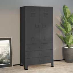 Gossi sifonier industrial, antracit, 90x50x180 cm, metal
