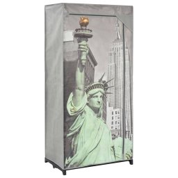 Gossi Șifonier new york, 75 x 45 x 160 cm, material textil