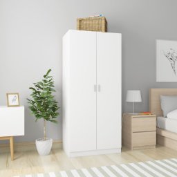 Gossi sifonier, alb, 80x52x180 cm, lemn prelucrat