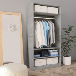 Gossi sifonier, gri beton, 100x50x200 cm, pal