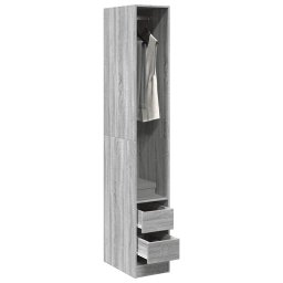 Gossi sifonier, gri sonoma, 30x50x200, lemn prelucrat