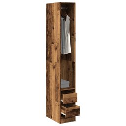 Gossi sifonier, lemn vechi, 30x50x200 cm, lemn prelucrat