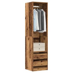 Gossi sifonier, lemn vechi, 50x50x200 cm, lemn prelucrat