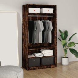 Gossi sifonier, stejar afumat, 100x50x200 cm, lemn prelucrat