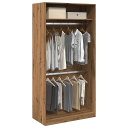 Gossi sifonier, stejar artizanal, 100x50x200 cm, lemn prelucrat