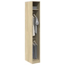 Gossi sifonier, stejar sonoma, 30x50x200 cm, lemn prelucrat