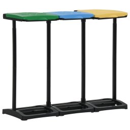 Gossi suporturi pentru saci de gunoi cu capac 240-330 l multicolor pp