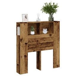 Gossi tablie pat cu dulap, lemn vechi 100x19x104,5 cm lemn prelucrat