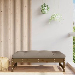 Gossi taburet de gradina, 120x80 cm, maro miere, lemn masiv de pin