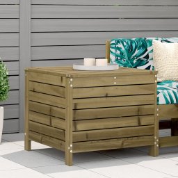 Gossi taburet de gradina, 62x63,5x53,5 cm, lemn masiv de pin