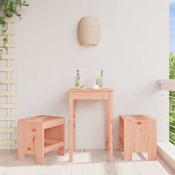 Gossi taburete de gradina, 2 buc., 40x36x45 cm, lemn masiv douglas