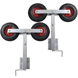 Set suport remorca pentru barca cu roti duble 2 buc. 59 - 84 cm
