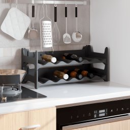 Gossi raft de sticle de vin, pentru 12 sticle, pp, stivuibil