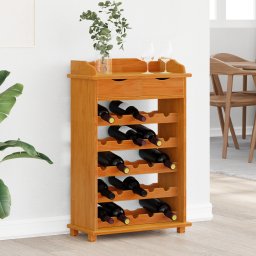 Gossi raft pentru vin 90x60x30 cm lemn masiv de pin