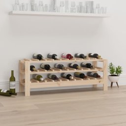 Gossi suport de vinuri, 109,5x30x42 cm, lemn masiv de pin