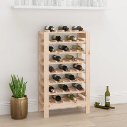 Gossi suport de vinuri, 61,5x30x107,5 cm, lemn masiv de pin