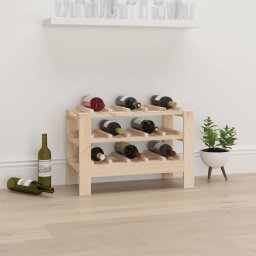 Gossi suport de vinuri, 61,5x30x42 cm, lemn masiv de pin